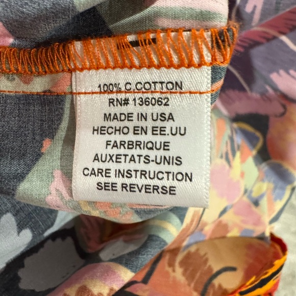 Lavender Brown Multicolor Floral Blouse - Picture 7 of 7